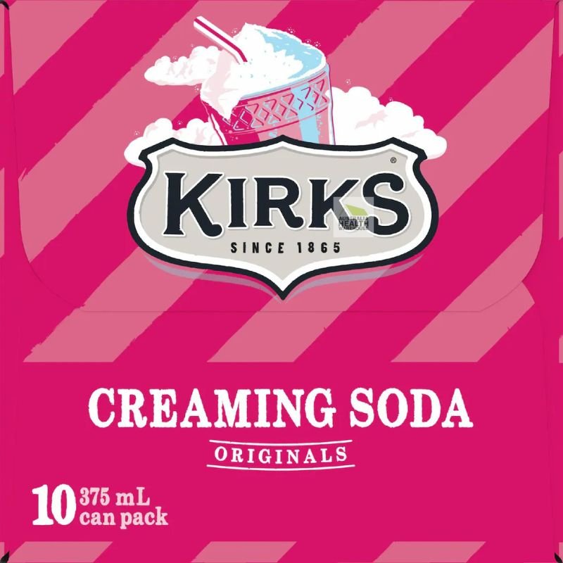[Expiry: 05/01/2027] Kirks Creaming Soda Soft Drink Cans - 10 x 375mL