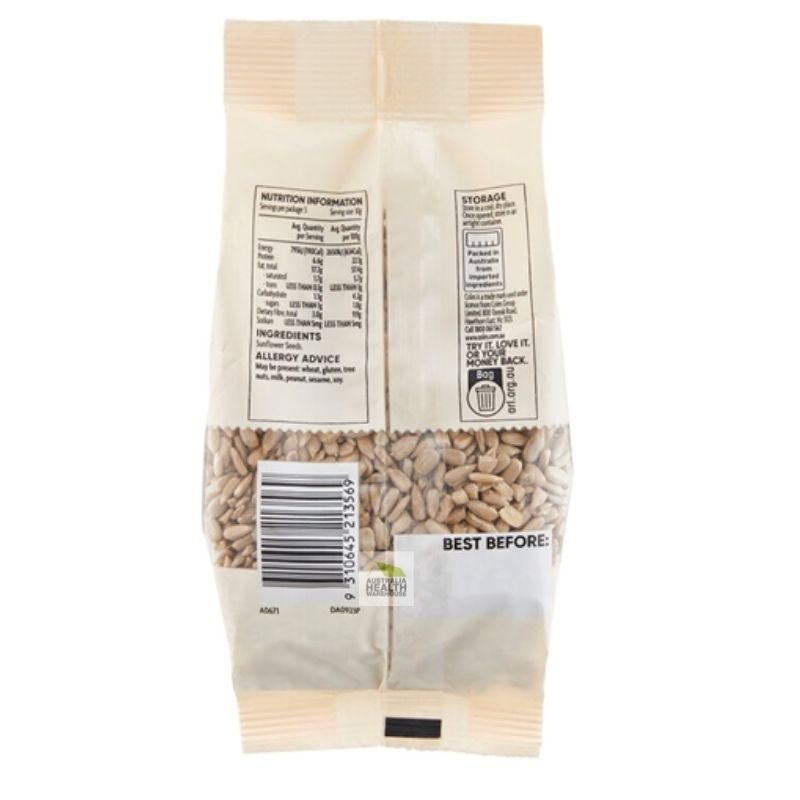 Coles Natural Sunflower Seeds 150g