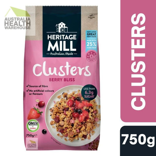 [Expiry Date: 16/04/2026] Heritage Mill Clusters Berry Bliss 750g