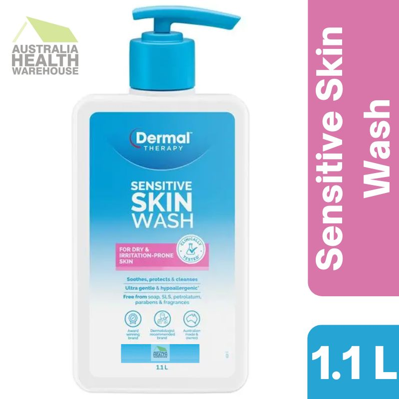 Dermal Therapy Sensitive Skin Wash 1.1 Litre