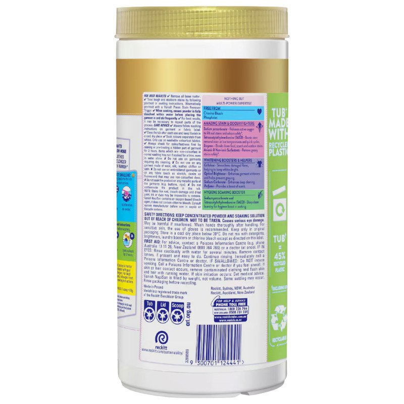 [Expiry Date: 01/2028] Vanish Gold Oxi Action White Stain Remover 2kg