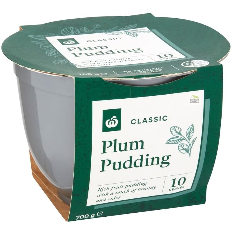 [CLEARANCE Expiry: 29/07/2026] Woolworths Classic Christmas Plum Pudding 700g
