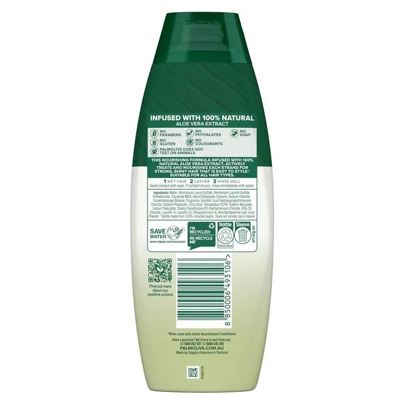 Palmolive Naturals Active Nourishment Shampoo Aloe Vera 350mL