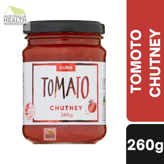 [Expiry: 11/09/2027] Coles Tomato Chutney 260g