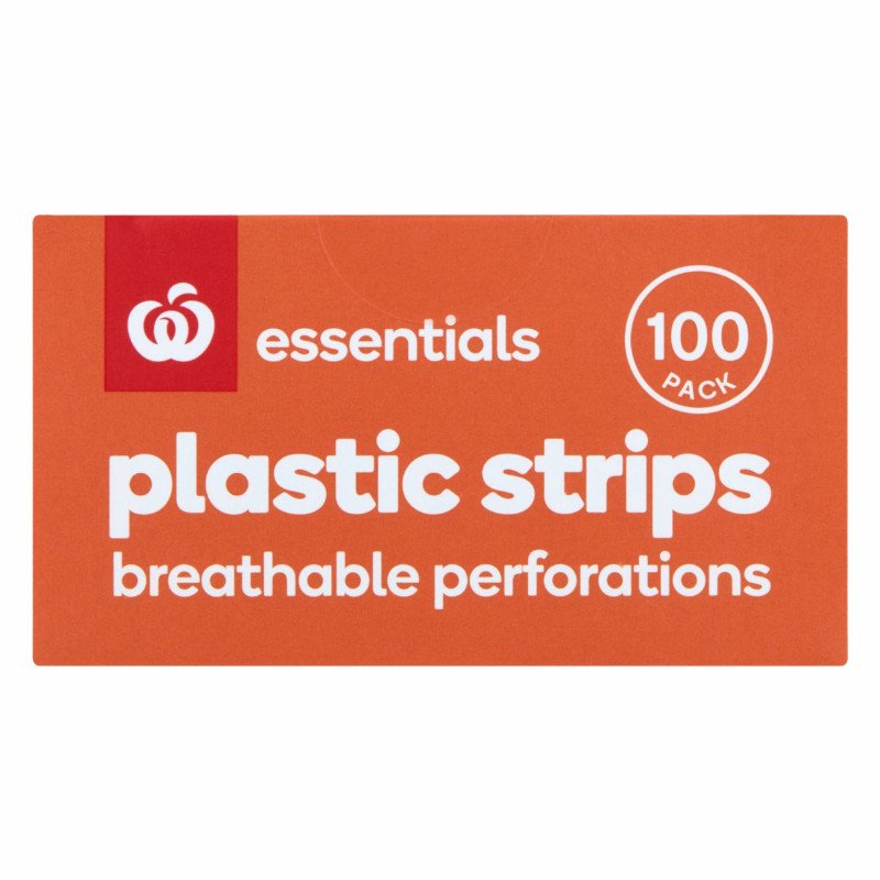 [Expiry Date: 17/05/2028] Woolworths Essentials Plastic Strips 100 Pack