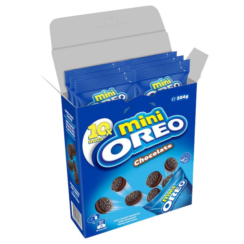 [Expiry Date: 29/05/2027] Oreo Mini Cookies Chocolate Bags 10 Pack 204g