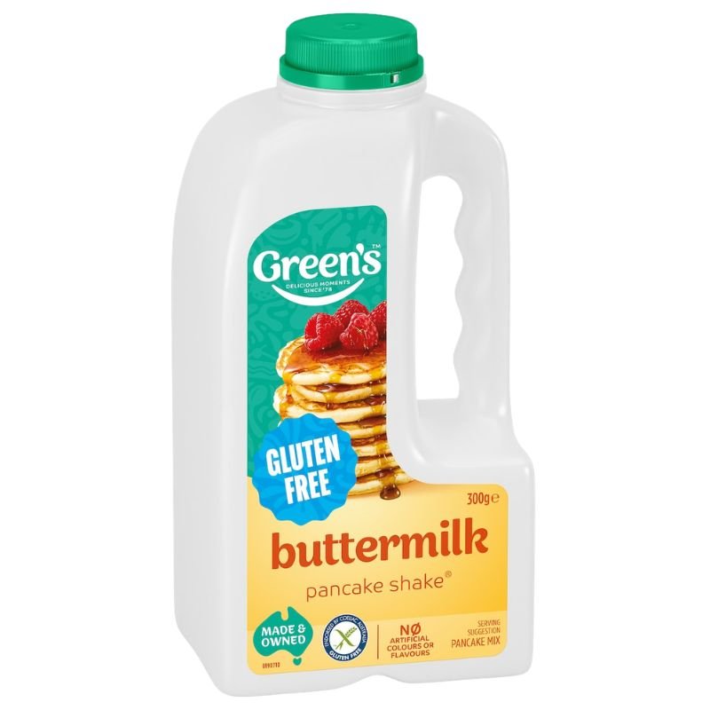 [Expiry Date: 16/02/2027] Green's Gluten Free Buttermilk Pancake Shake Mix 300g
