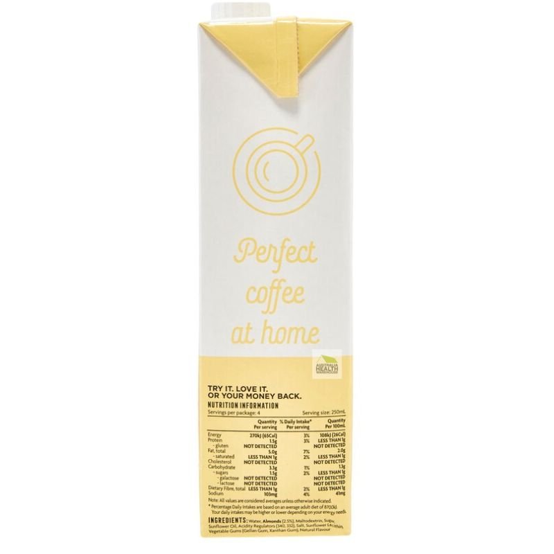 [CLEARANCE Expiry Date: 27/07/2026] Coles Dairy Free Barista Almond Milk 1 Litre