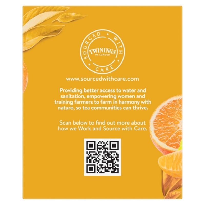 [Expiry: 10/09/2028] Twinings Honeybush Orange Mandarin Tea Bags 10 pack
