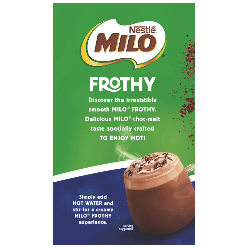[Expiry Date: 28/02/2027] Milo Frothy Hot Choccy 8 Sachets 136g