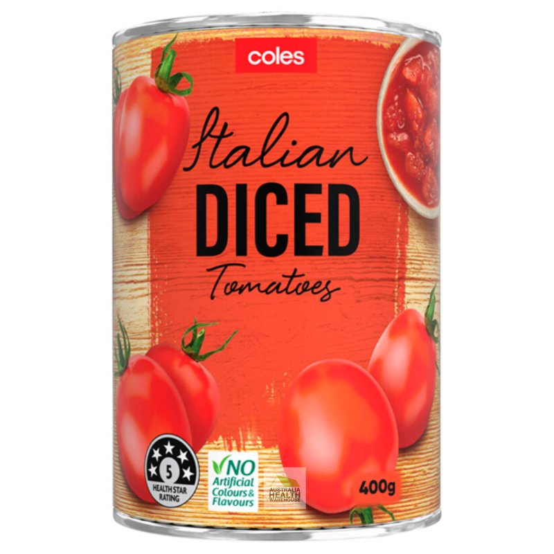 Coles Italian Diced Tomatoes 400g