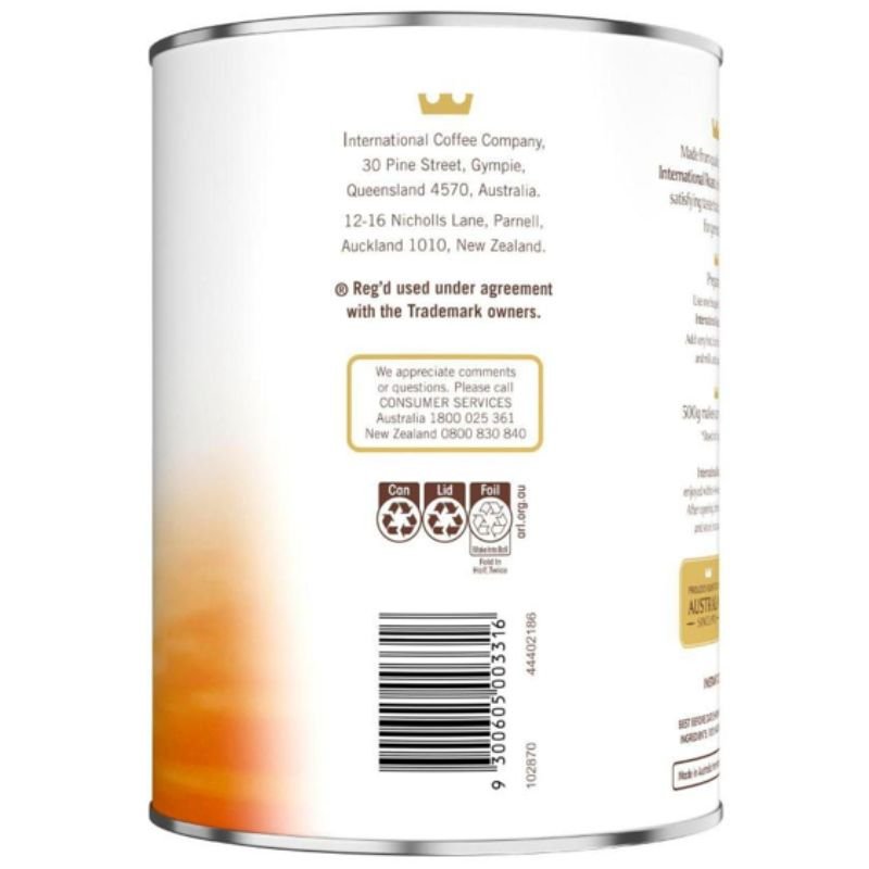 [Expiry: 05/2028] International Roast Instant Coffee 500g