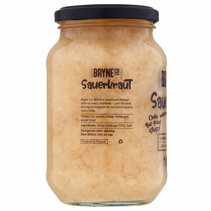 [Expiry Date: 14/01/2029] Bryne Co Sauerkraut 475g
