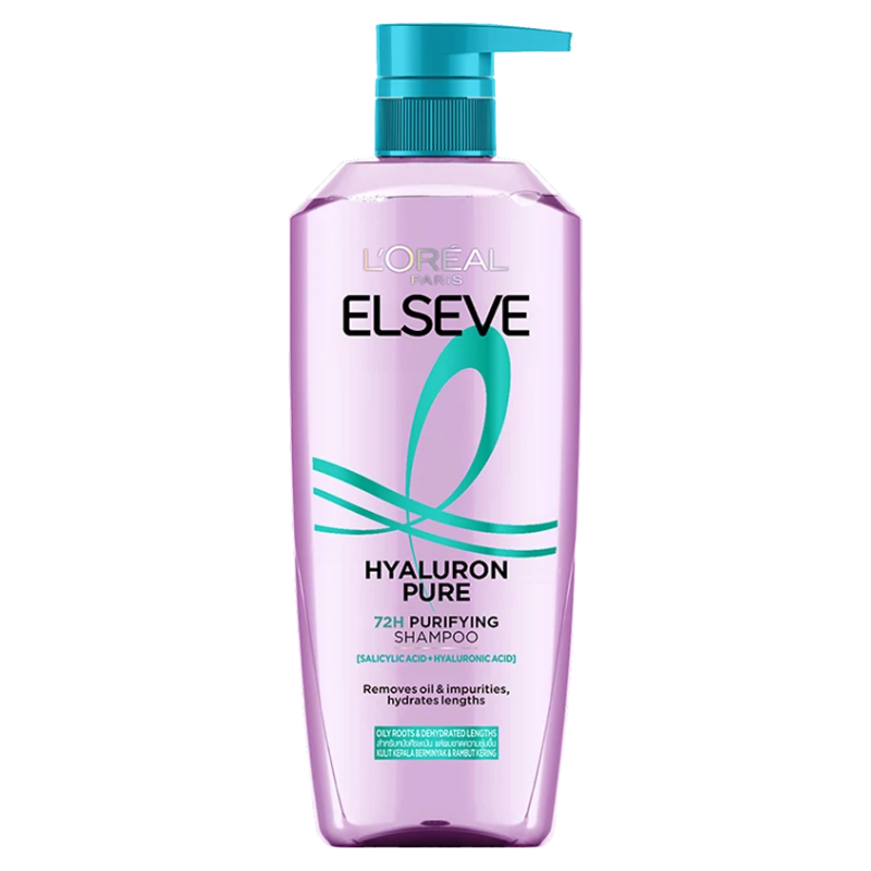 L'Oreal Elvive Hyaluron Pure Shampoo 800mL