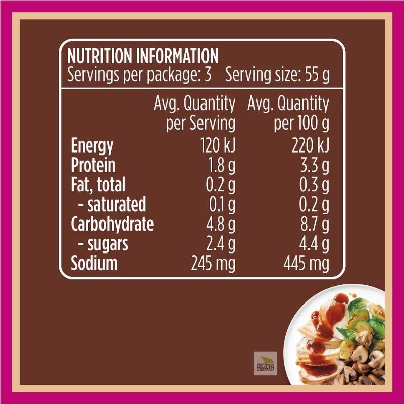 [Expiry Date: 04/08/2027] Gravox Mushroom & Garlic Sauce Liquid Pouch 165g