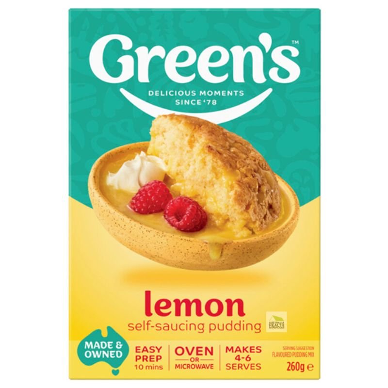 Green's Lemon Pudding Mix 260g