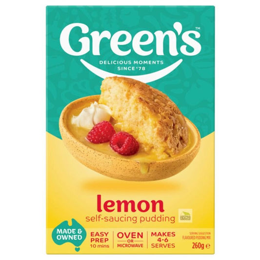 [Expiry Date: 19/05/2027] Green's Lemon Pudding Mix 260g