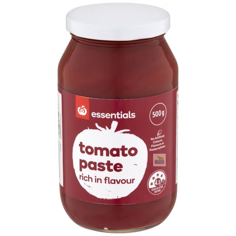 [Expiry: 15/01/2027] Woolworths Essentials Tomato Paste 500g