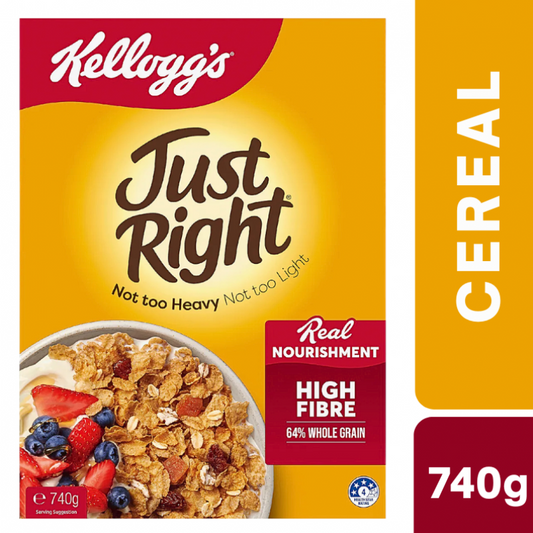 [Expiry Date: 08/01/2027] Kellogg's Just Right Cereal 740g