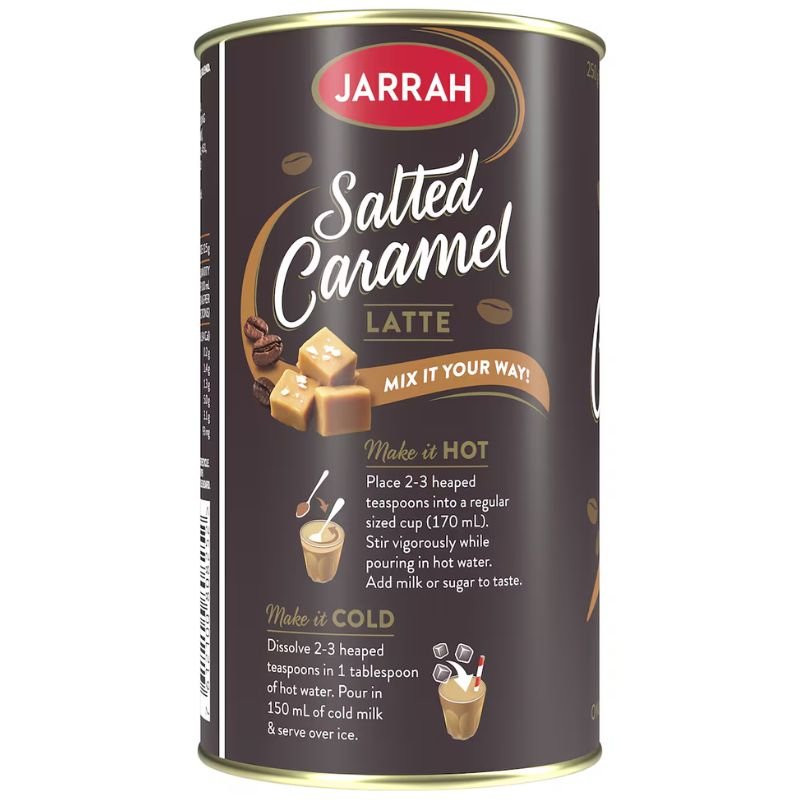 [Expiry: 16/10/2027] Jarrah Salted Caramel Latte Instant Coffee 250g
