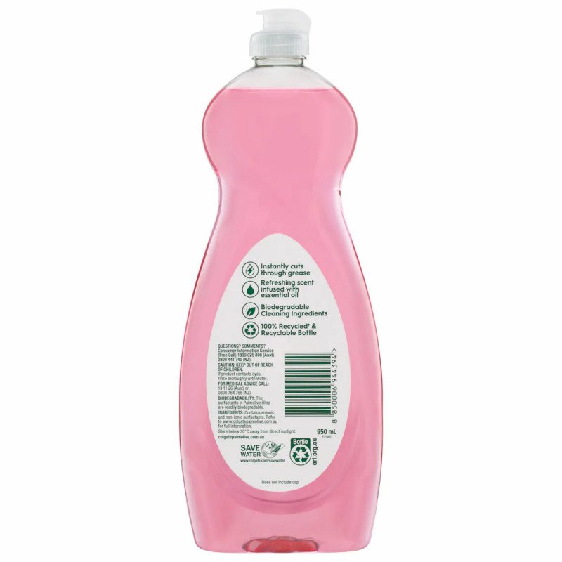 Palmolive Ultra Strength Vanilla & Berries Dishwashing Liquid 950mL