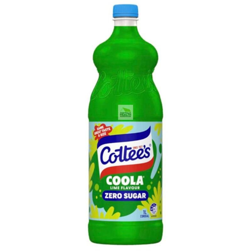 [Expiry: 02/02/2027] Cottee's Coola Zero Sugar Cordial 1 Litre