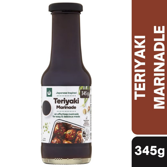 [Expiry Date: 09/09/2026] Woolworths Teriyaki Marinade 345g