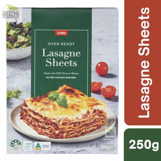 [Expiry: 02/11/2027] Coles Pasta Lasagne Sheets 250g
