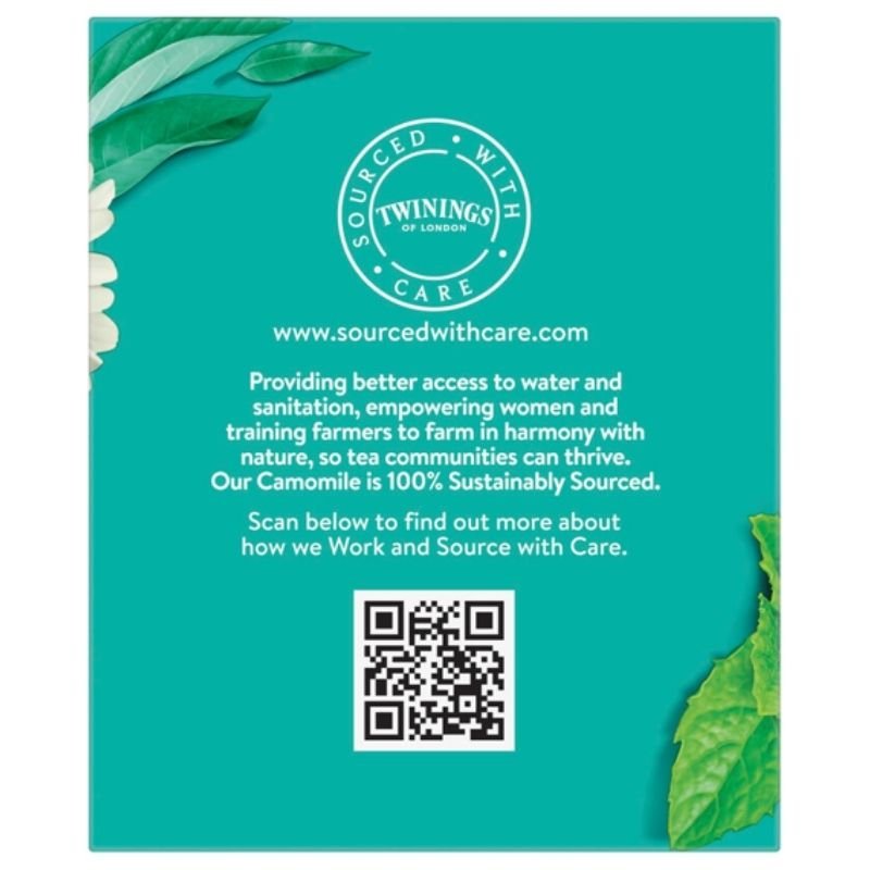 [Expiry: 06/10/2028] Twinings Chamomile & Spearmint Herbal Infusions Tea Bags 10 Pack 15g