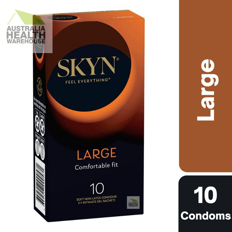 [Expiry: 10/2028] SKYN Large Condoms 10 Pack