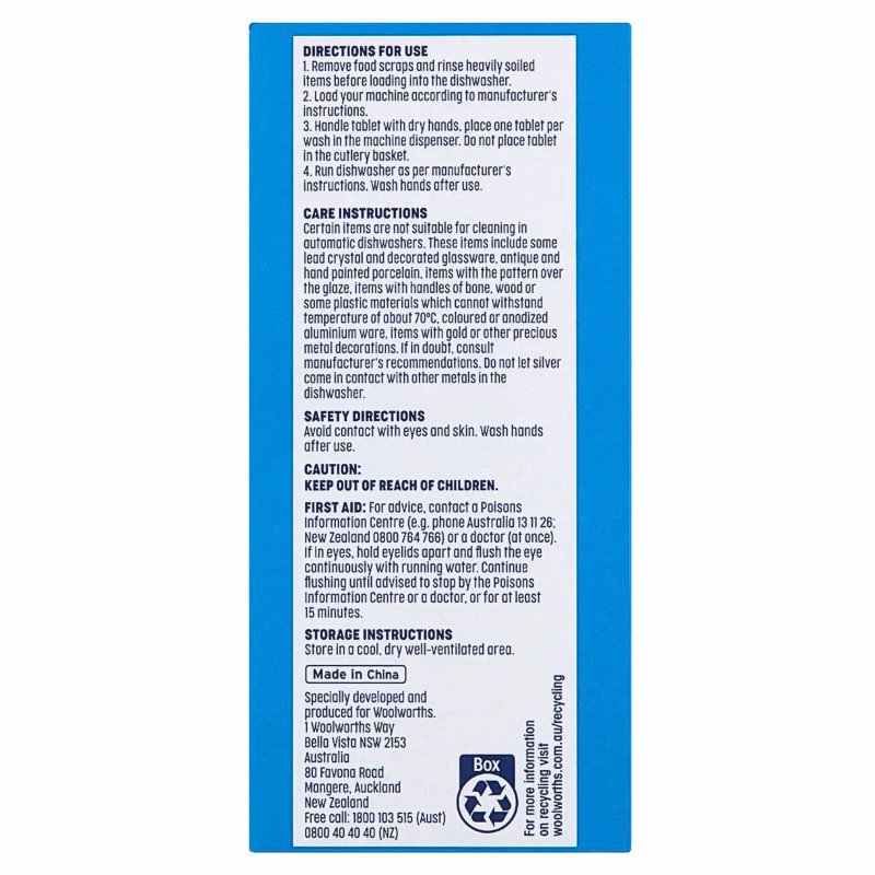 Shine Dishwashing Lemon 30 Tablets