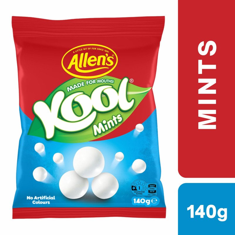 [Expiry Date: 30/06/2027] Allen's Kool Mints 140g