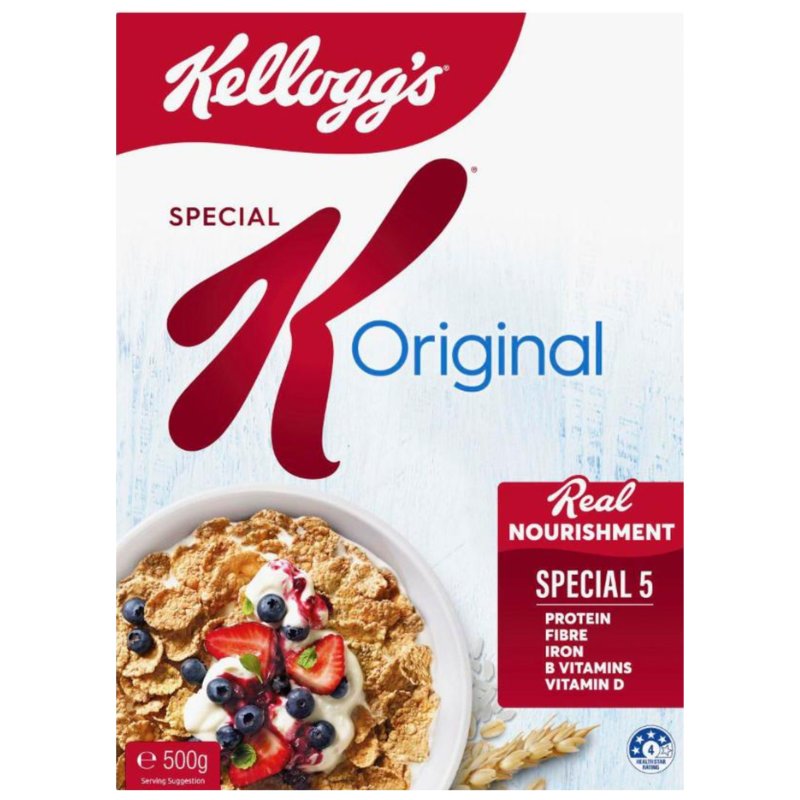 [Expiry Date: 14/04/2027] Kellogg's Special K Original Cereal 500g