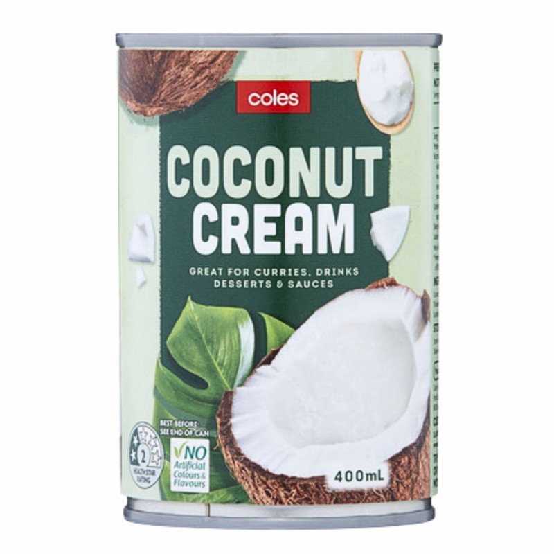 [Expiry Date: 23/12/2027] Coles Coconut Cream 400mL