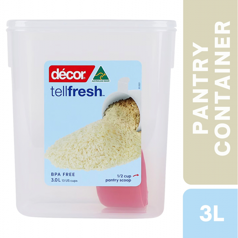 Decor Tellfresh Pantry Container Oblong 3 Litre