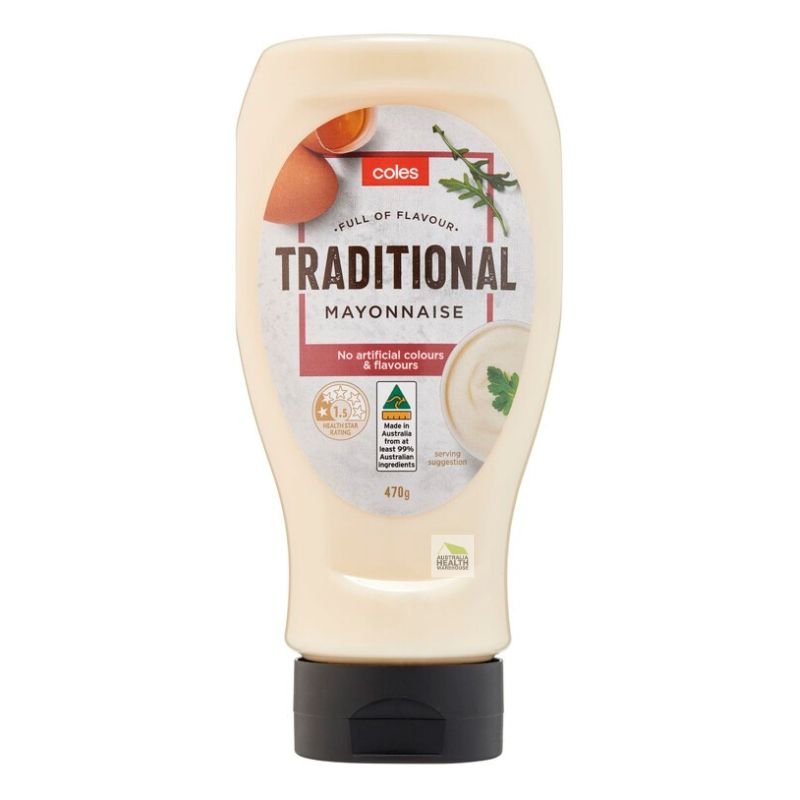 Coles Traditional Mayonnaise 470g