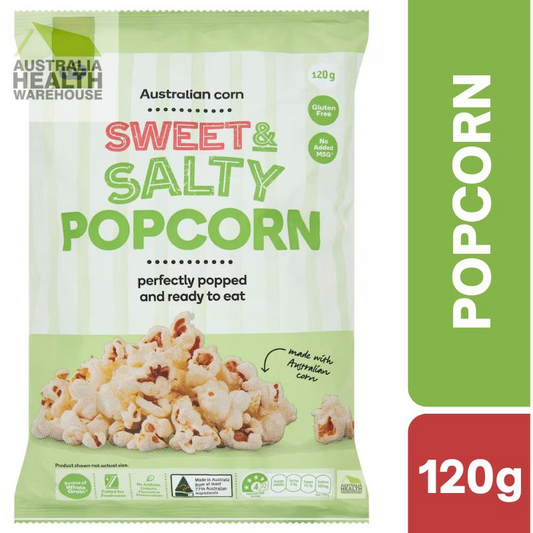 [CLEARANCE Expiry: 21/02/2026] Woolworths Sweet & Salty Popcorn 120g