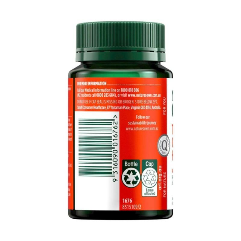 [Expiry Date: 01/2029] Nature's Own Triple Strength Garlic + C, Horseradish 60 Tablets