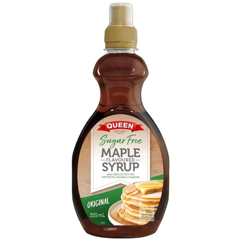 [Expiry: 06/2029] Queen Sugar Free Maple Flavoured Syrup 355mL