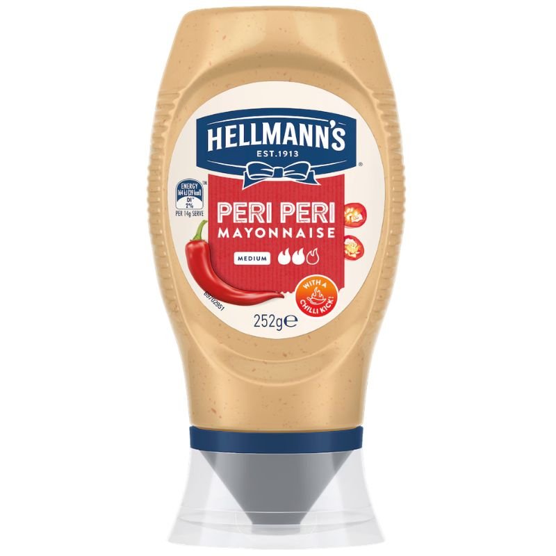 [Expiry Date: 01/10/2026] Hellmann's Peri Peri Mayonnaise 252g