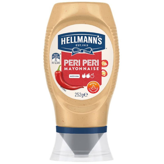[Expiry Date: 01/10/2026] Hellmann's Peri Peri Mayonnaise 252g