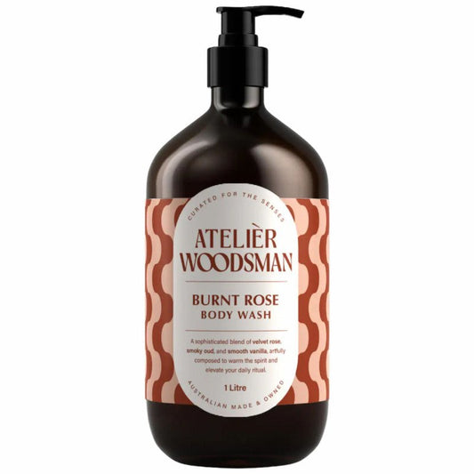 Woodsman Burnt Rose Body Wash 1 Litre