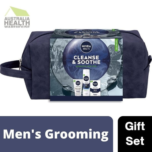 Nivea Men Cleanse & Soothe Sensitive Skin Trio Gift Bag