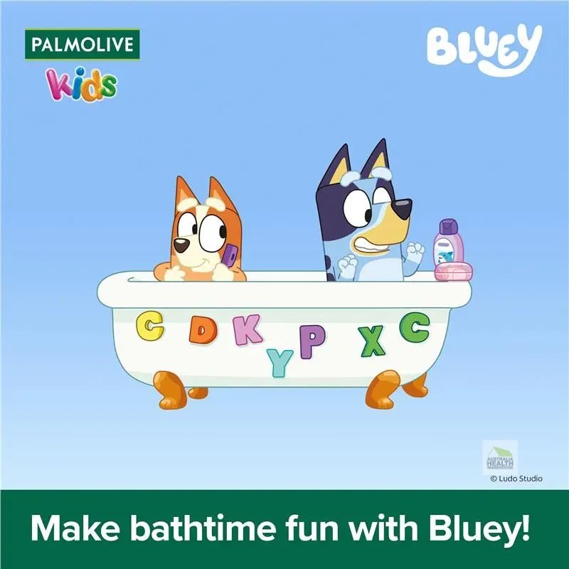 Palmolive Kids Bluey Body Wash Foam 400mL
