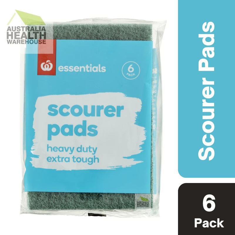 Woolworths Scourer Pads Heavy Duty 6