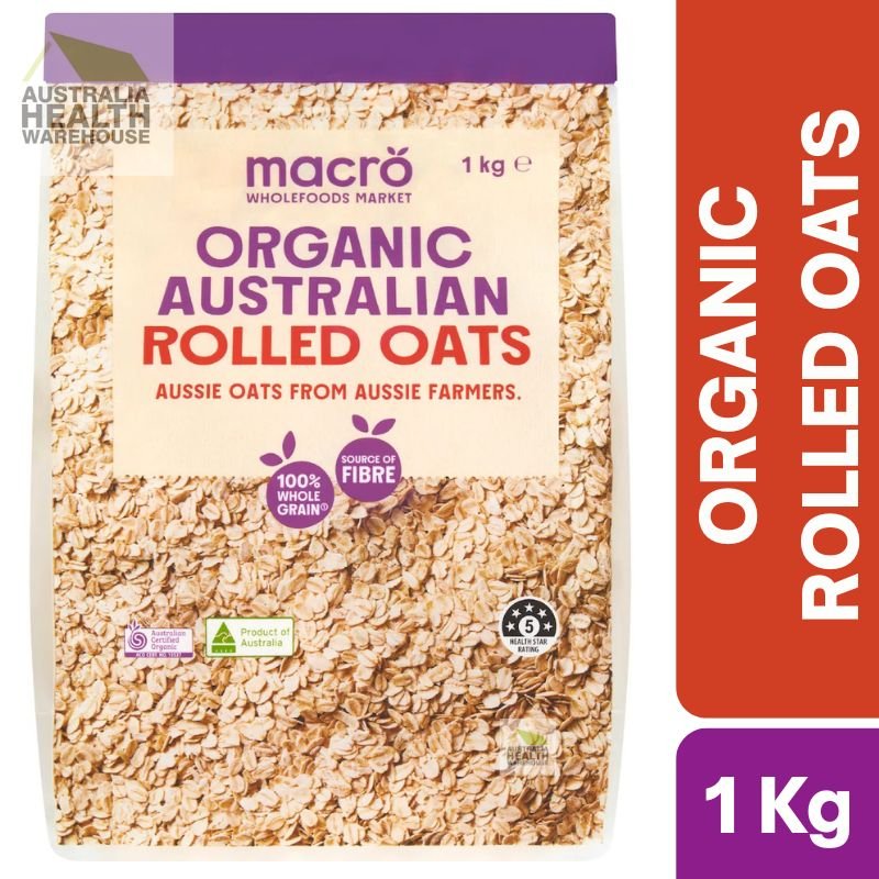 [Expiry Date: 19/02/2027] Woolworths Macro Organic Australian Rolled Oats 1Kg