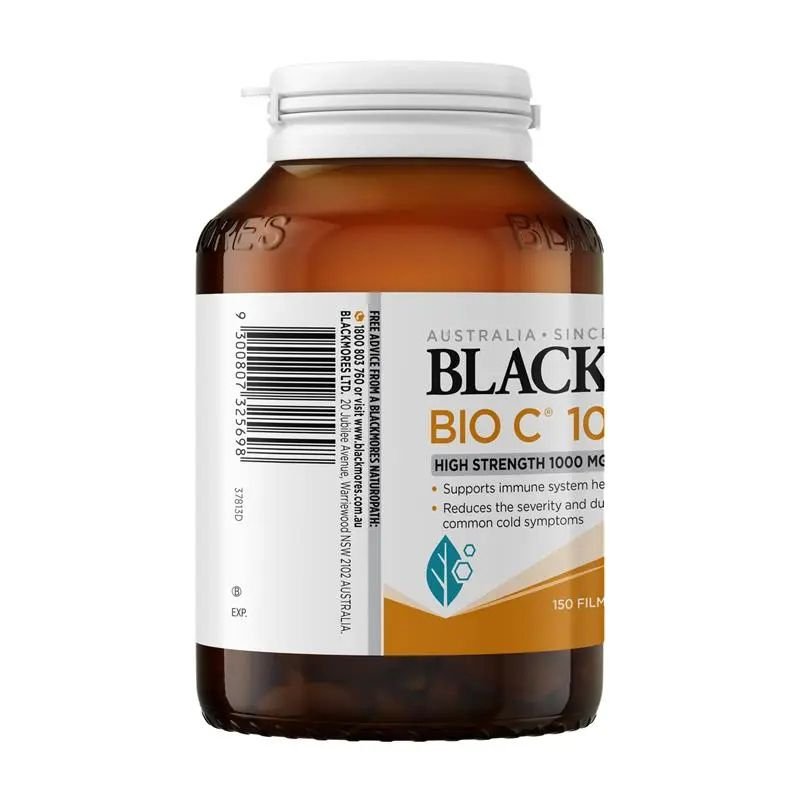 [Expiry: 02/2028] Blackmores Bio C 1000mg 150 Vitamin C Tablets