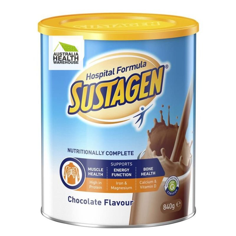 [DAMAGED TIN] [Expiry: 22/07/2028] Sustagen Hospital Active 840g Chocolate