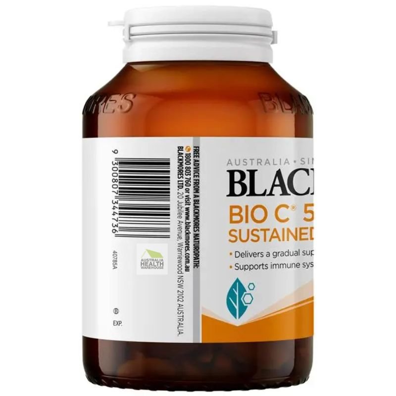 [Expiry: 04/2028] Blackmores Bio C 500mg Sustained Release 200 Tablets