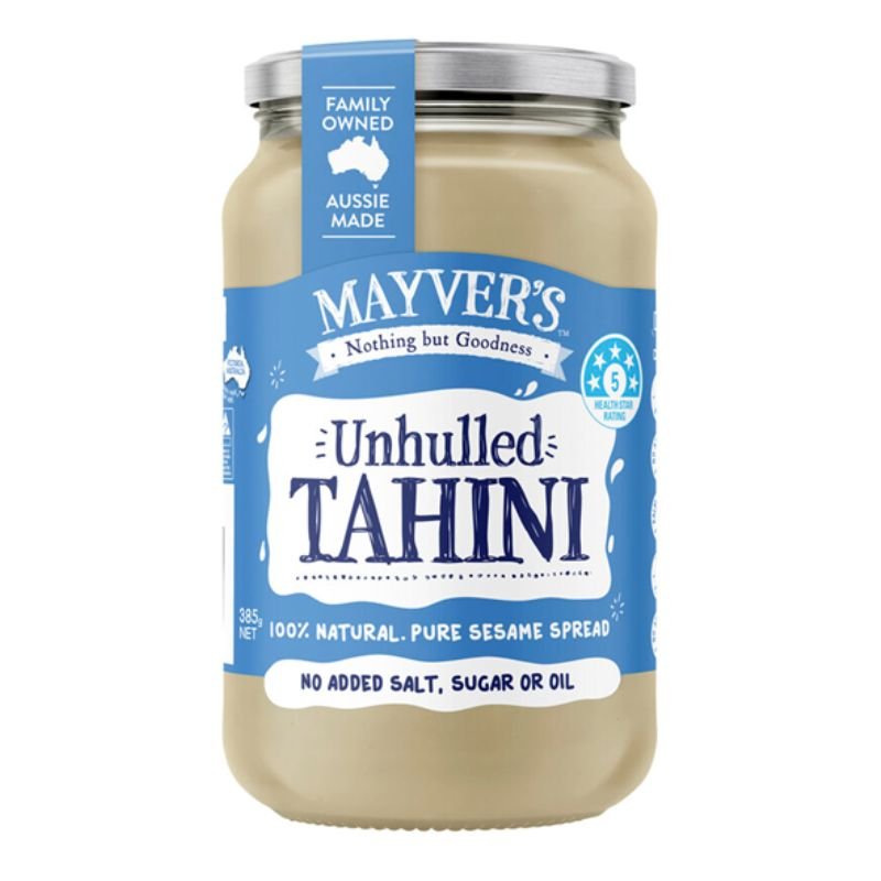 [Expiry Date: 22/10/2027] Mayver's Unhulled Tahini 385g